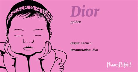 baby names like dior|Dior .